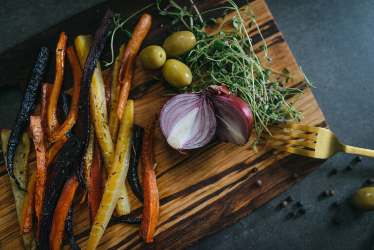 Oven-baked carrots with Wösel Apple Cider Vinegar and honey glaze