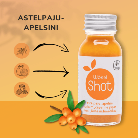Sea Buckthorn-Orange Health Shot ingredients