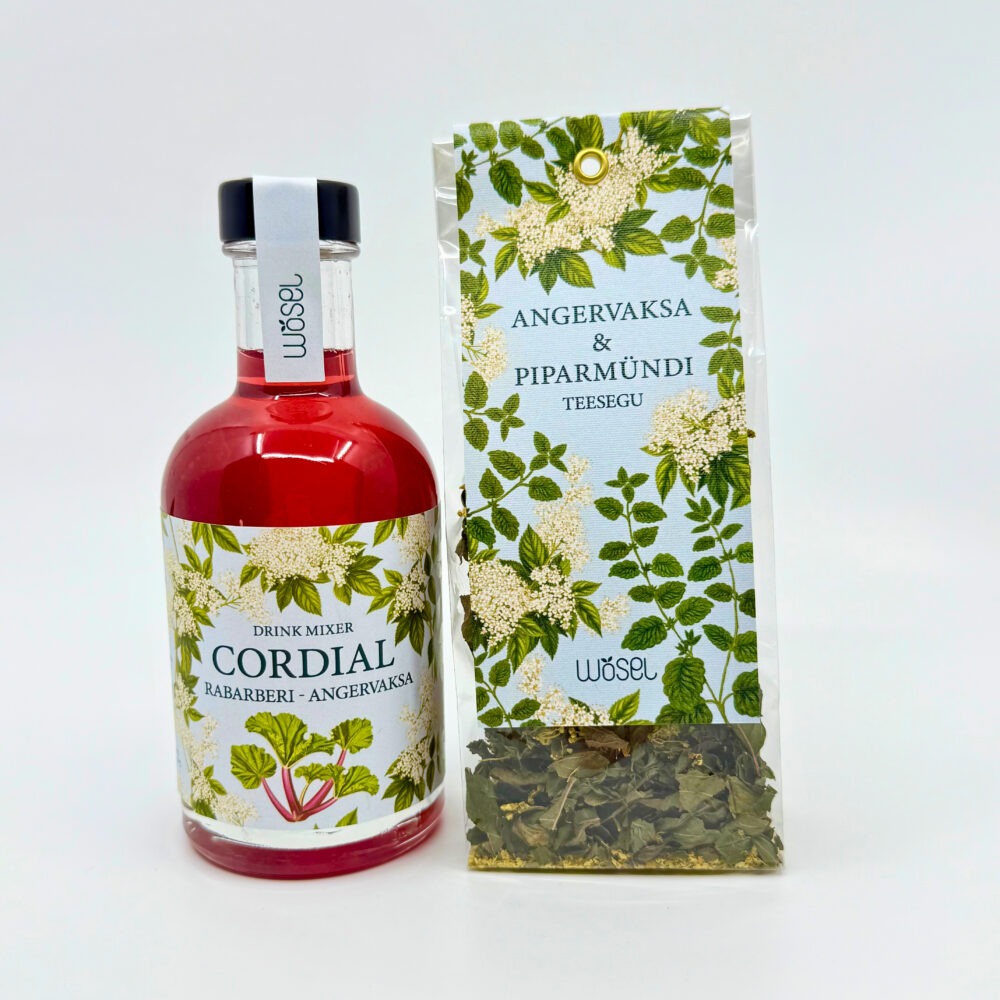 Rabarberi-angervaksa Cordial, 200 ml - Image 6