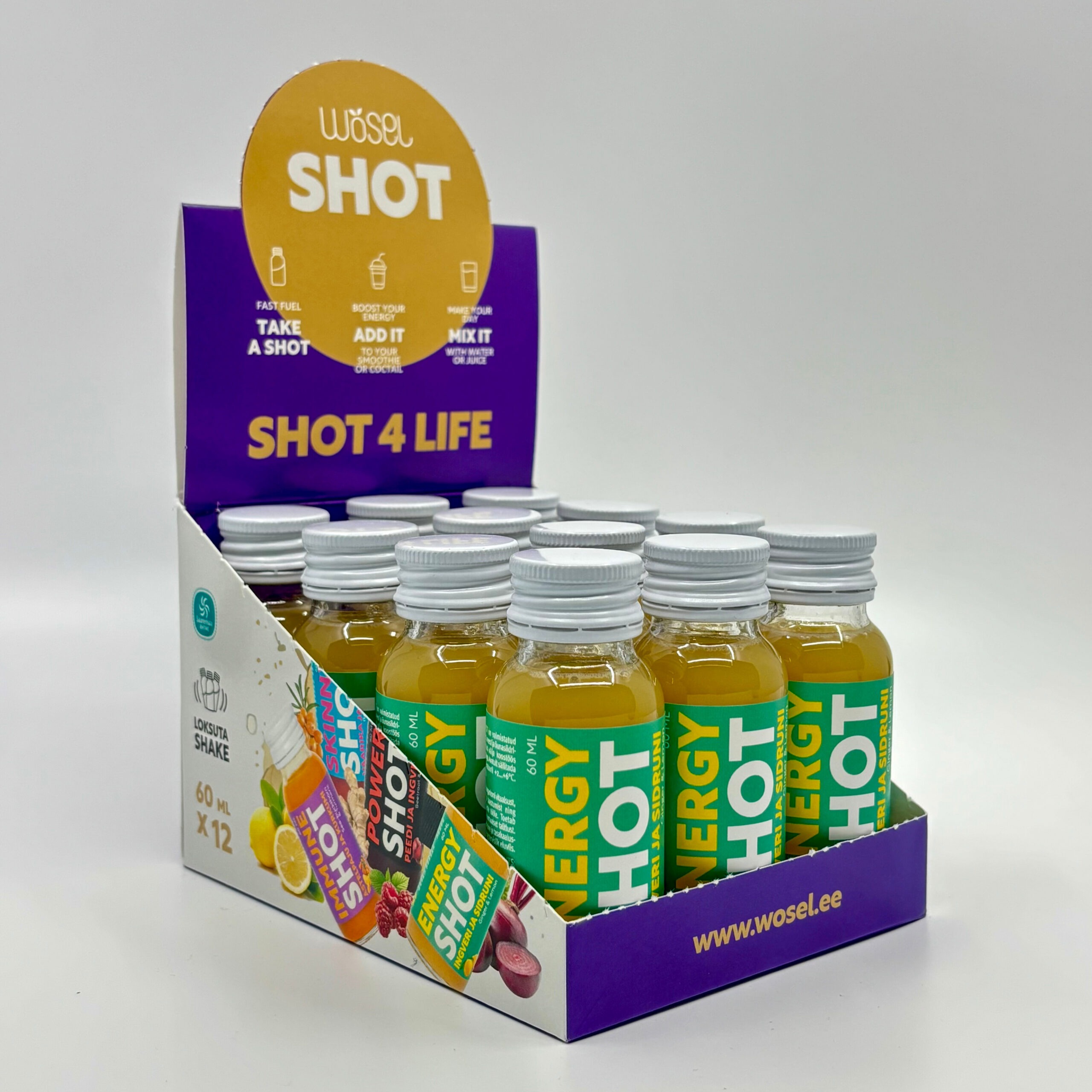 ENERGY SHOT inveri ja sidruni (12-pakk) - Image 3