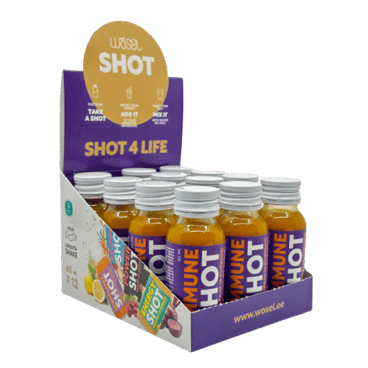 IMMUNE SHOT astelpaju ja kurkumi (12-pakk)