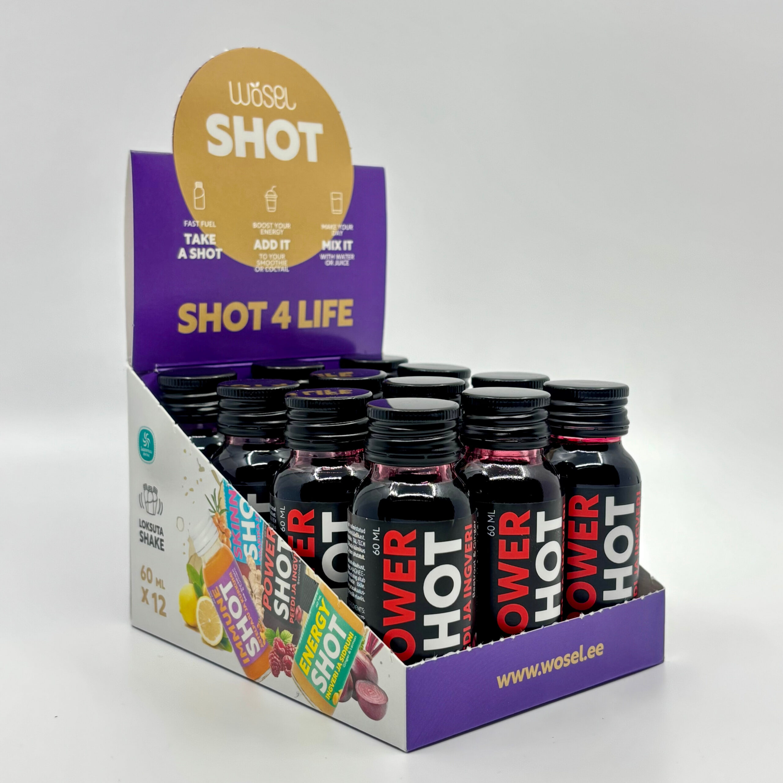 POWER SHOT peedi ja ingveri (12-pakk) - Image 3